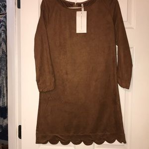 suede dress